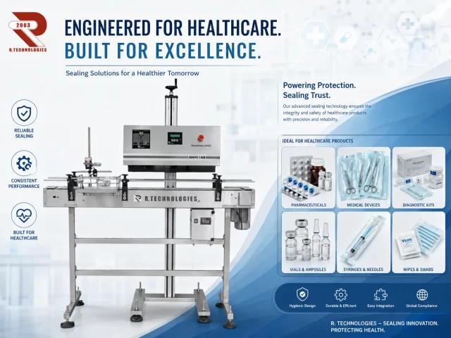 Induction Cap Sealing Machine for Healthcare