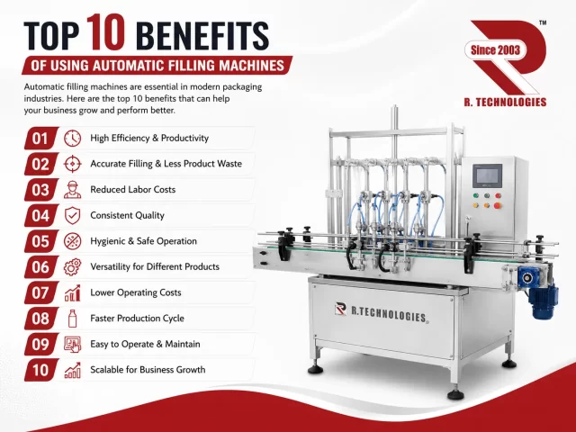 Top 10 Benefits of Using Automatic Filling Machines Top 10 Benefits of Using Automatic Filling Machines